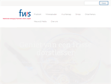 Tablet Screenshot of frisdrank.nl